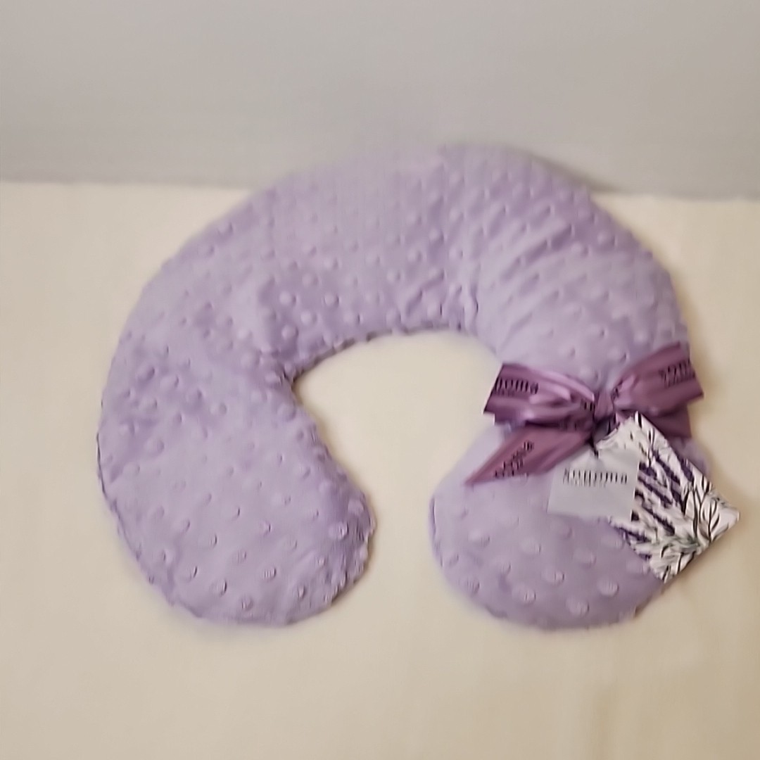 NWT Sonoma Lavender Co. Neck Pillow Hot & Cold Therapy - Lilac Purple Dots  NEW