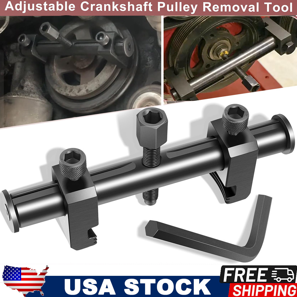 BJS103 Ribbed Drive Puller Tool for Crankshaft A/C Unit Water Pumps Automotive