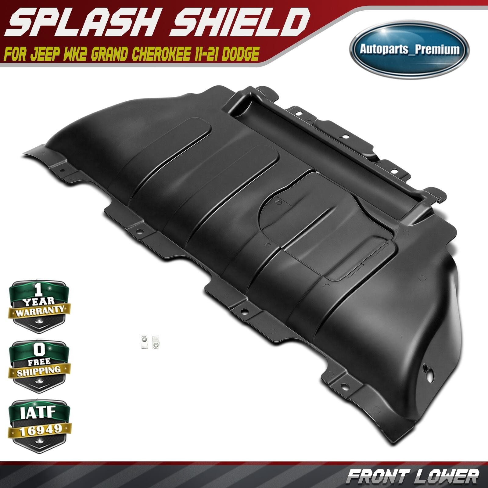 Front Lower Engine Splash Shield for Jeep WK2 Grand Cherokee 11-21 Dodge Durango