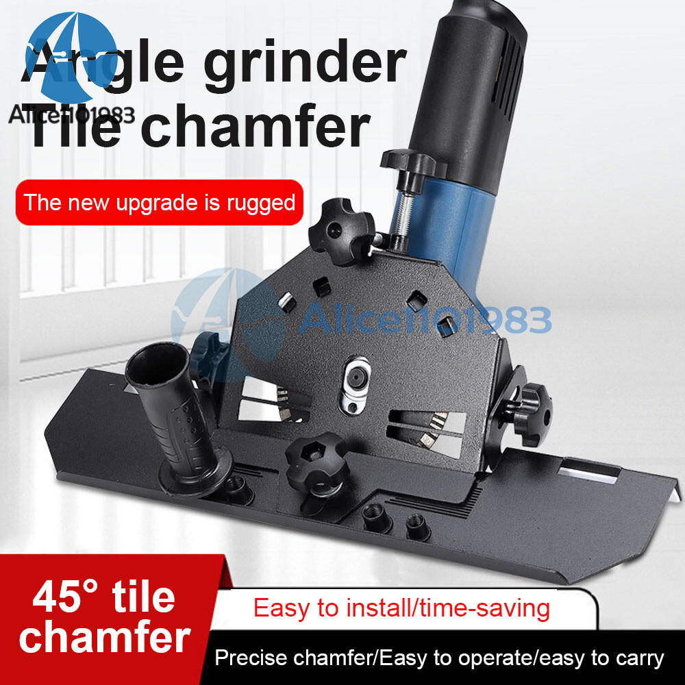 Angle Grinder Chamfer Bracket Screw Installation Multifunctional 45° Chamferer