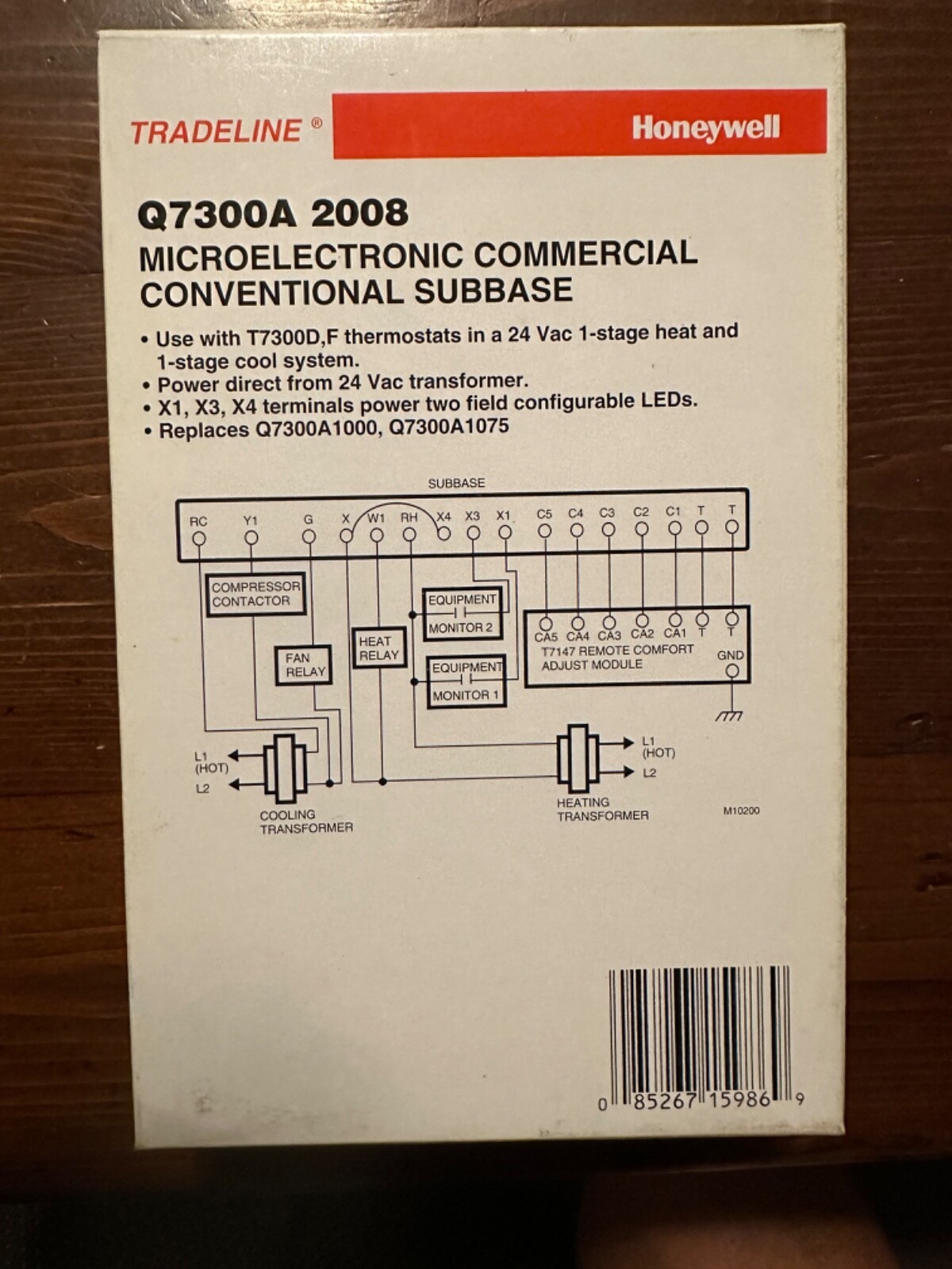 NEW SEALED HONEYWELL TRADELINE Q7300A 2008 MICROELECTRONIC COMMERCIAL SUBBASE