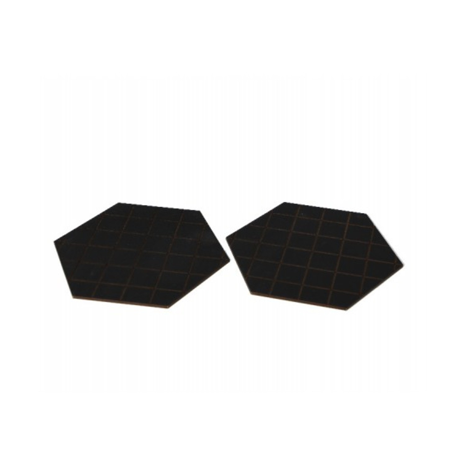 4Ground Terrain 32mm  Industrial Sector - Hex Bases (Black) (Pre-Paint Pack New