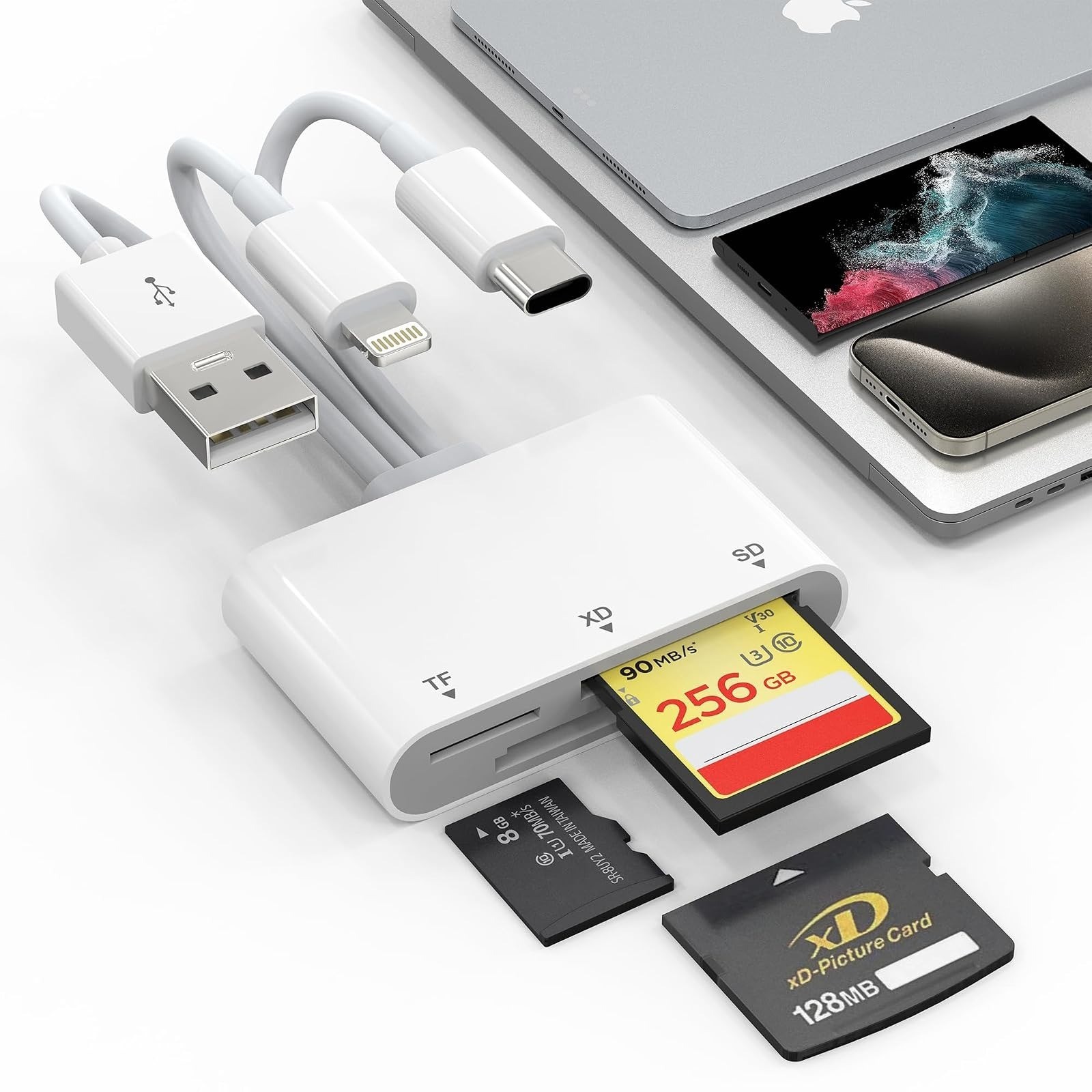 Bawanfa Plus 5-in-1 Memory Stick Pro Duo Adapter Card Reader