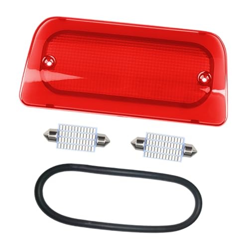 3rd Third Brake Light Lens Red Cover with Seal Only fits Regular or Crew Cab