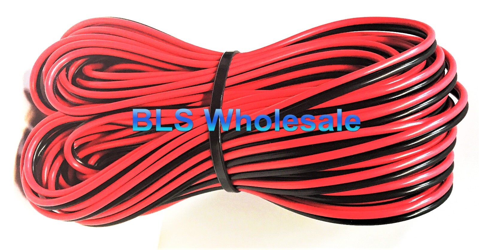 100ft Red Black 24 Gauge SPEAKER WIRE Cable Home Car Audio Wiring 12V DC Power