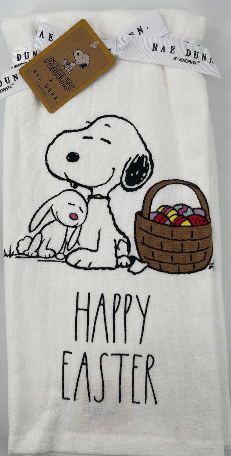 Peanuts - Snoopy Happy Easter Set of 2 Dish Towels (Rae Dunn)