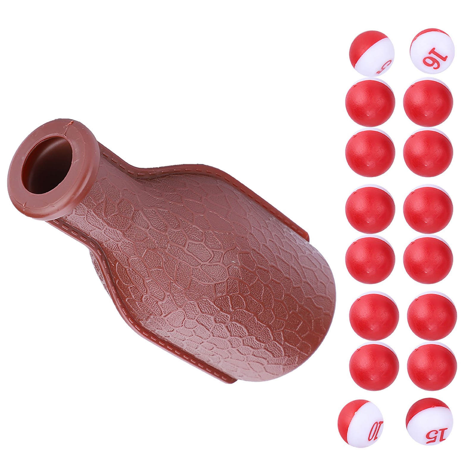 Pool Dice Set With Shaker Bottle For Billiards Games