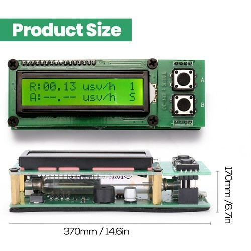 Mini Creative USB Geiger Counter Nuclear Radiation Detector Little Tool