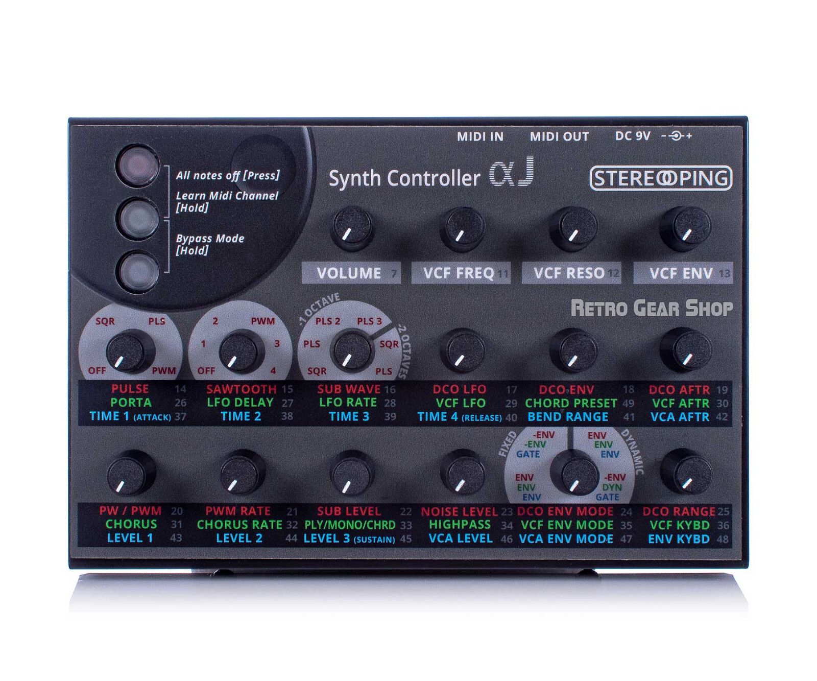 Stereoping CE-1 Alpha J Midi Controller for Roland Alpha Juno 1/2/MKS-50 Synth