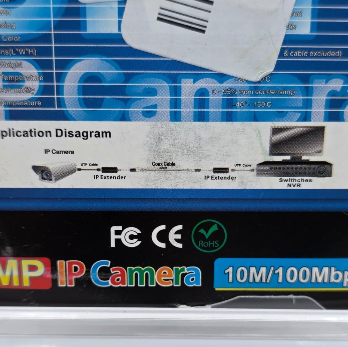 220M IP Extender Over Coax Passive Kit 10/100Mbps for CCTV IP Camera Pair New L5