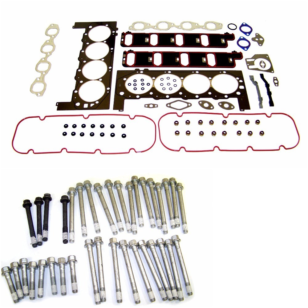 Head Gasket Set Head Bolts Fits 01-07 Chevy GMC 8.1L V8