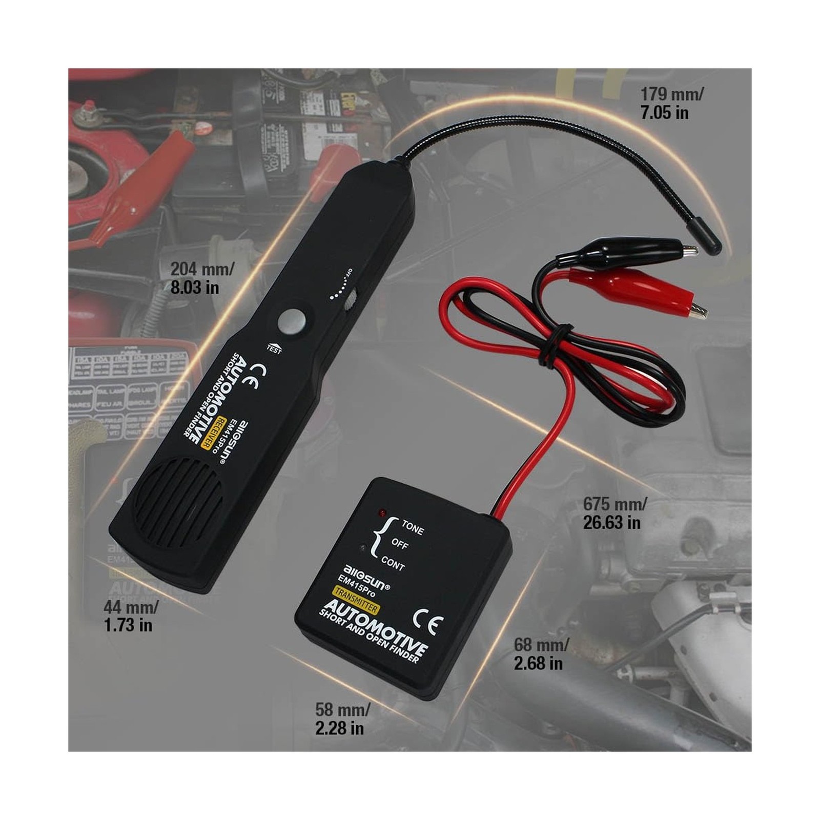 allsun em415Pro Cable Tracker Electrical, Auto Circuit Tester,Short... Fast Ship