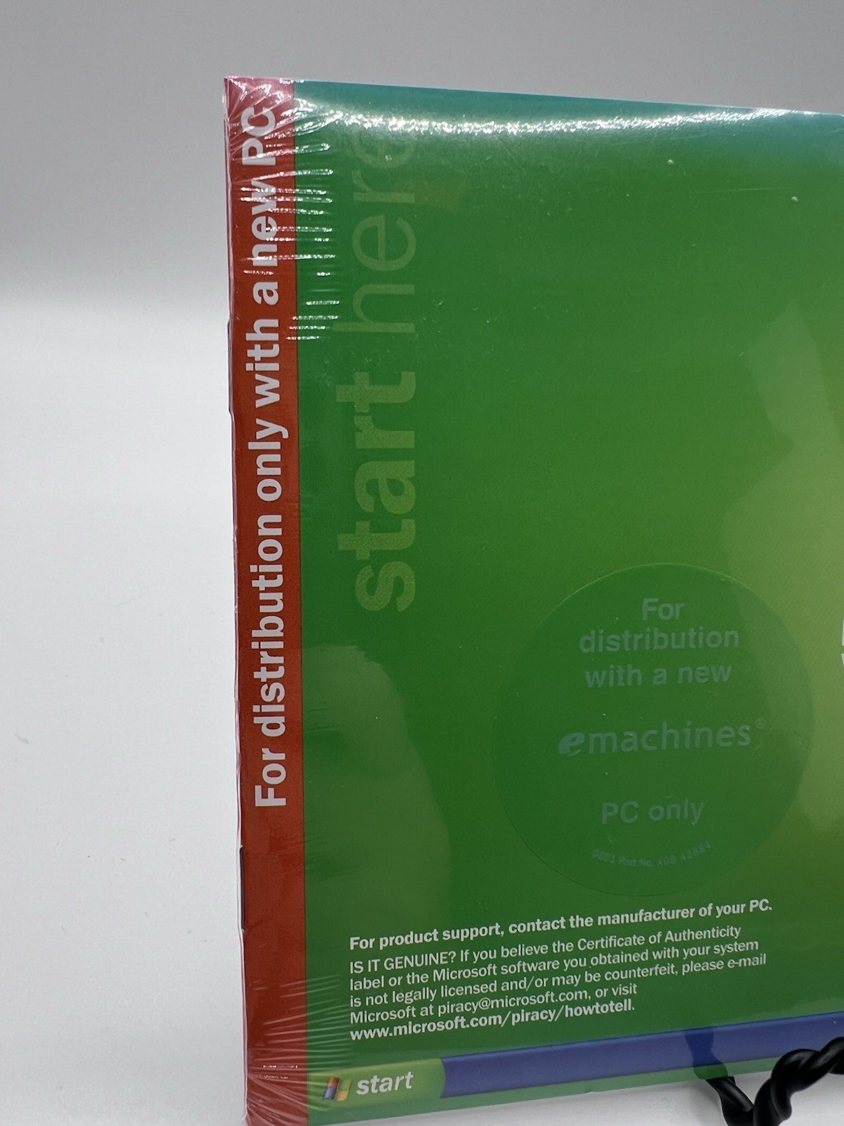 Microsoft Windows XP Home Edition Version 2002 for emachines PC - NEW SEALED