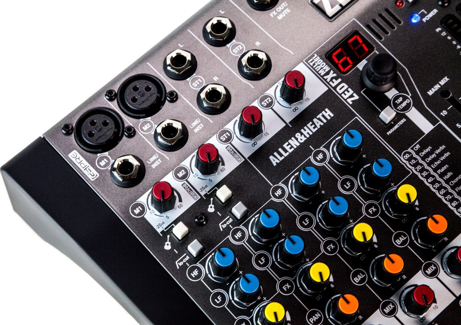 Allen & Heath ZED-6FX Compact 6 Input Analogue Mixer with Internal FX