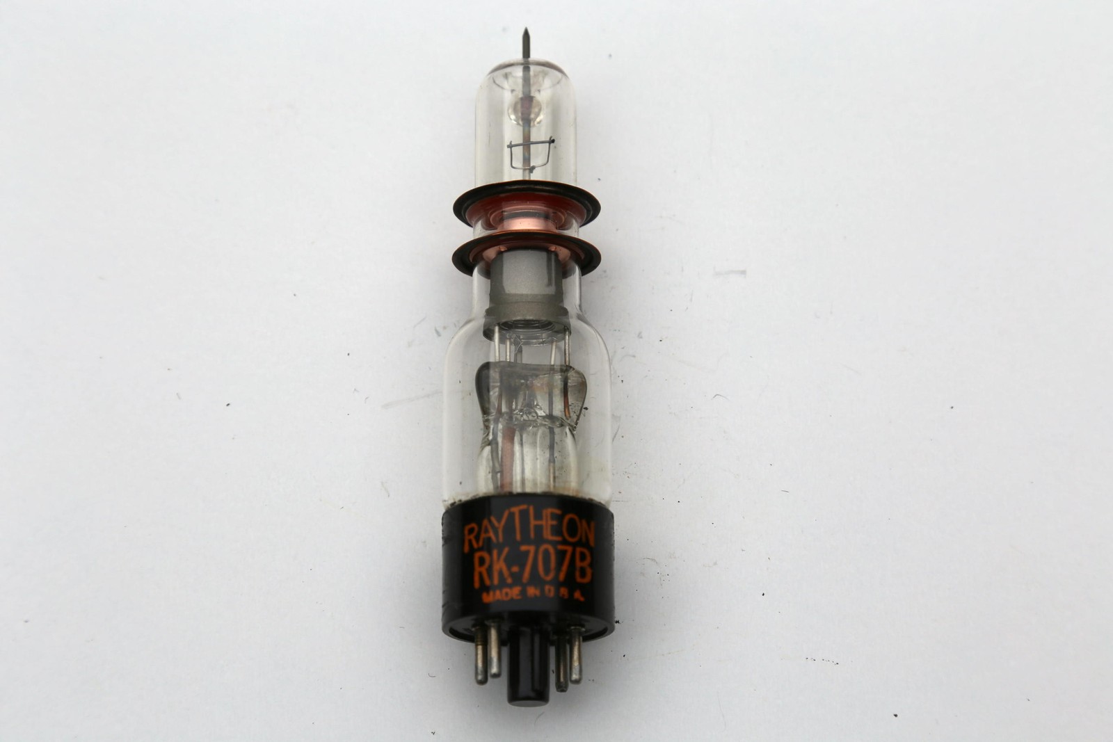 1940 WORLD WAR II KLYSTRON RADAR MICROWAVE TV VACUUM TUBE-RAYTHEON RK 707B