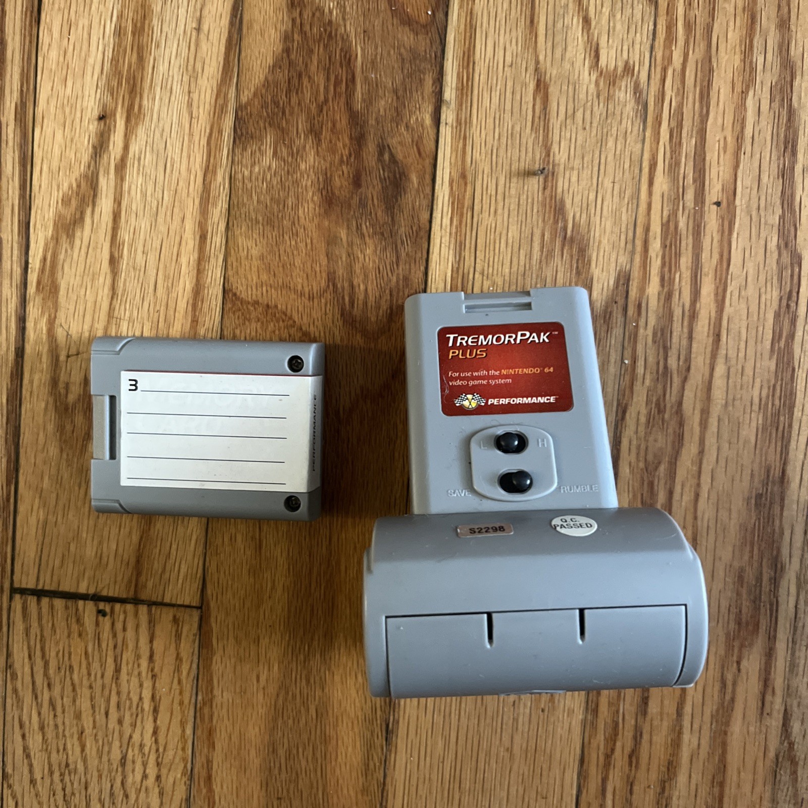 Tremor Pak Plus by Performance for Nintendo 64 N64 & Memory Card