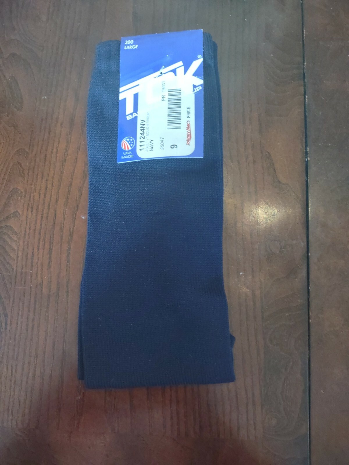 Adult Navy Solid Stirrup Baseball Large