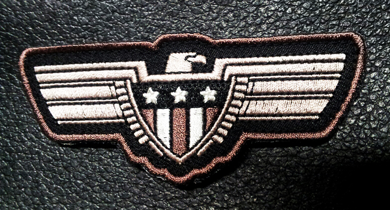 EAGLE FLAG SHIELD EMBROIDERED 3.5 INCH  ACU COMBAT TACTICAL HOOK LOOP PATCH