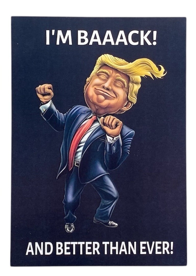 1 TRUMP VICTORY STICKER-VINYL 4 X6 INCH-CAR-TRUCKS-CAMPERS-LAPTOPS-LETS GO MAGA