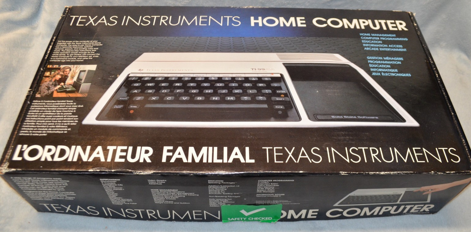 Texas Instruments TI-99/4A Home Computer With Lots Of Documentation