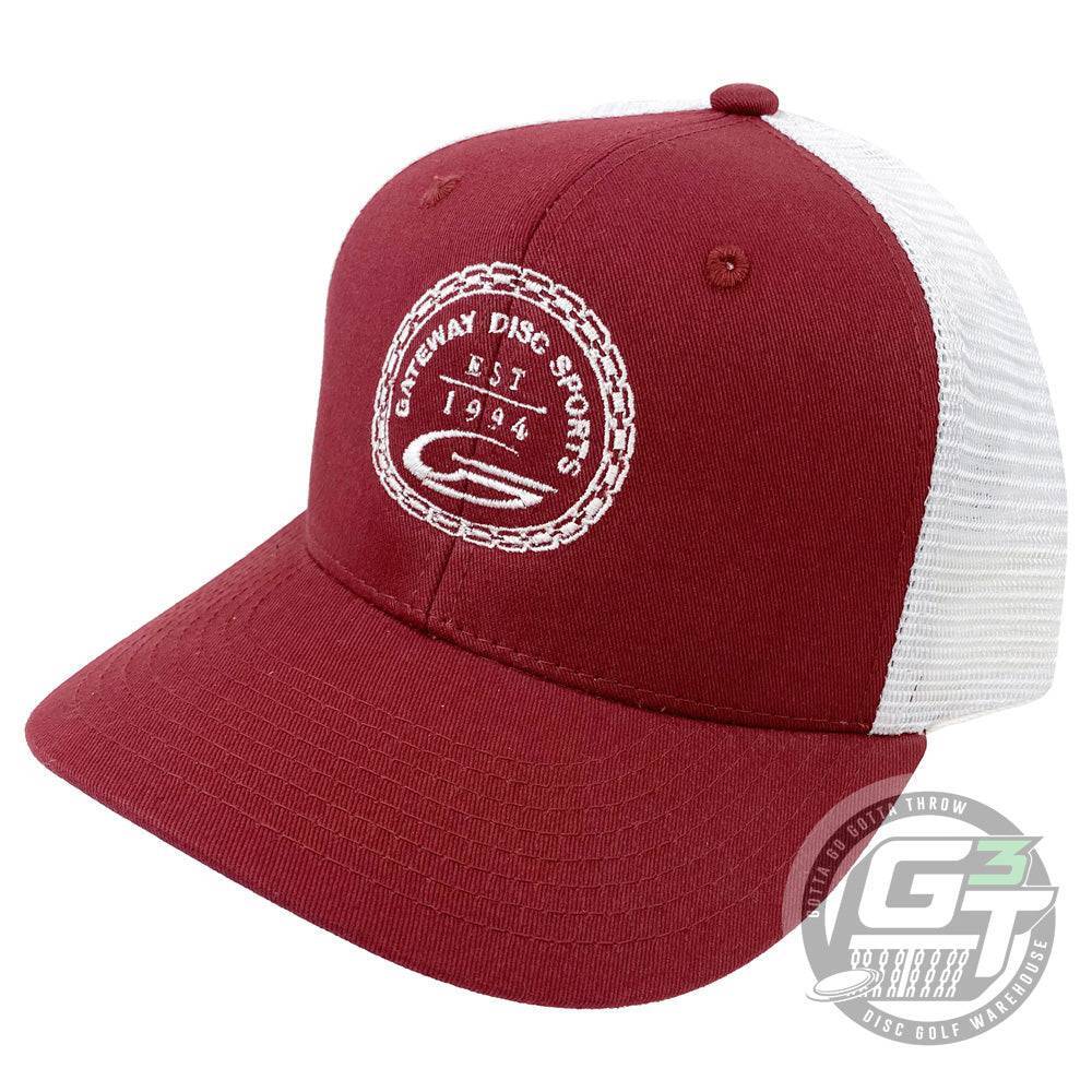 Gateway Disc Sports CHAINS LOGO Snapback Mesh Disc Golf Hat - PICK YOUR COLOR