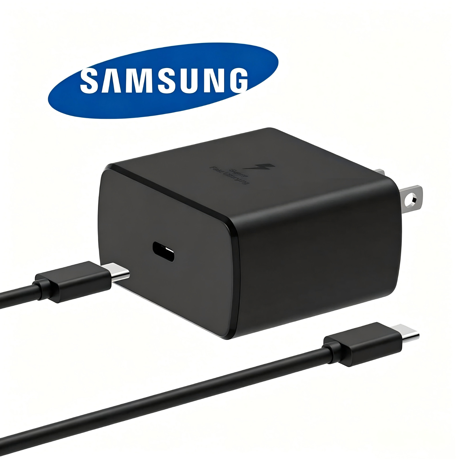 Original Samsung Galaxy S26, S26 Plus, S26 Ultra 45W USB-C Power Adapter & Cable