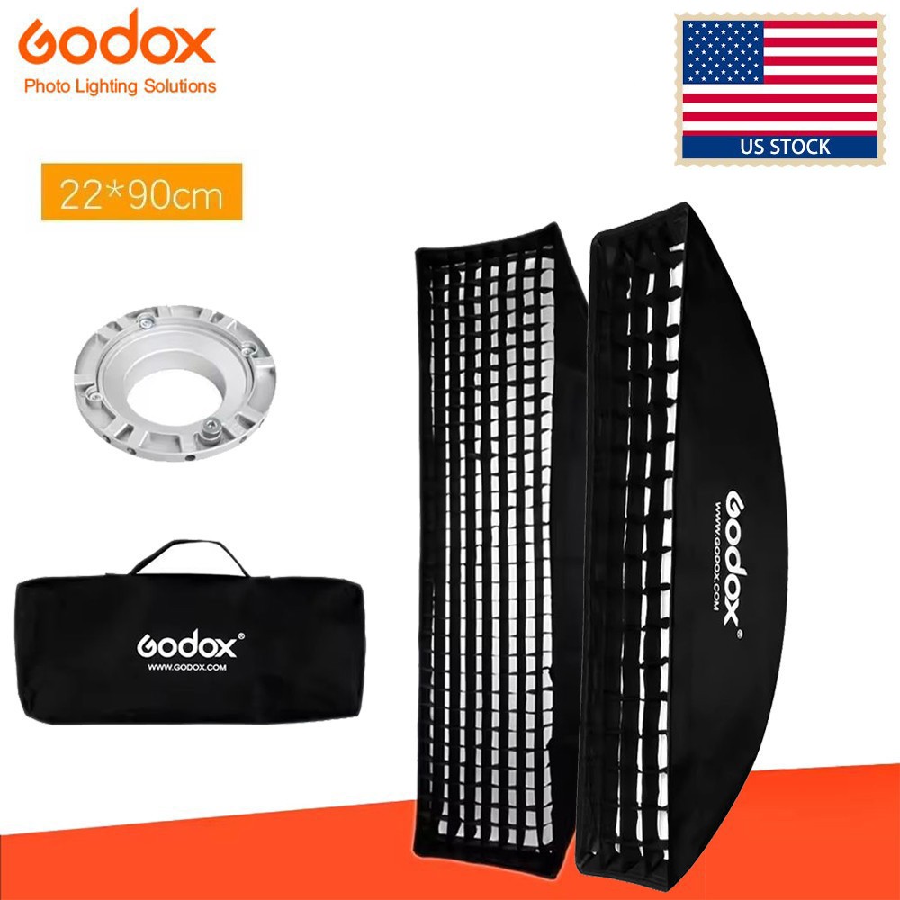 GODOX FW22x90CM / 9"x35" Portable Soft Box Bowens Mount Honeycomb Grid Softbox