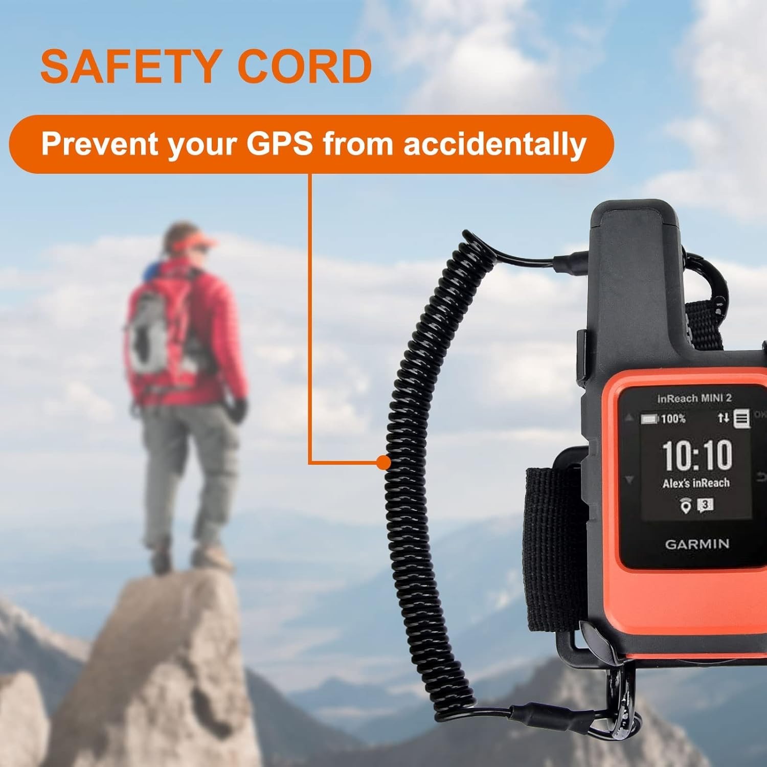 Garmin inReach Mini Backpack Tether - Black