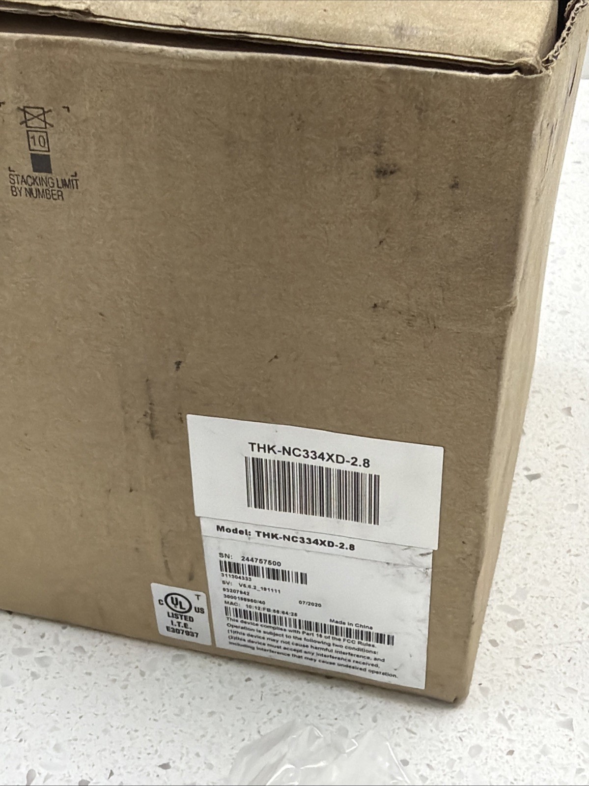 THK-NC334XD-2.8 FIXED NETWORK CAMERA 2.8mm