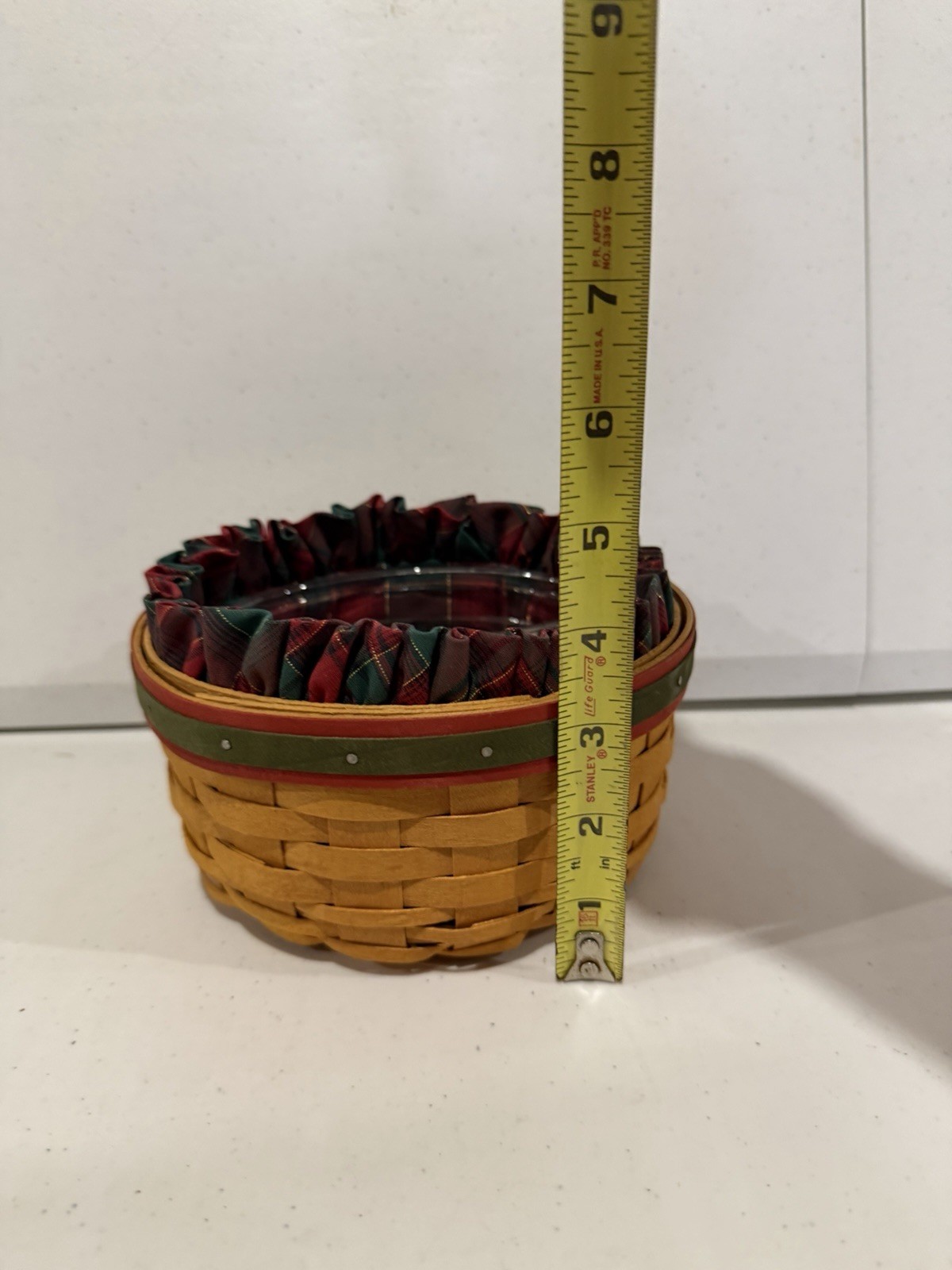 Longaberger Wrought Iron Small Snowman Stand w/ 2 Baskets, Liners, Protectors