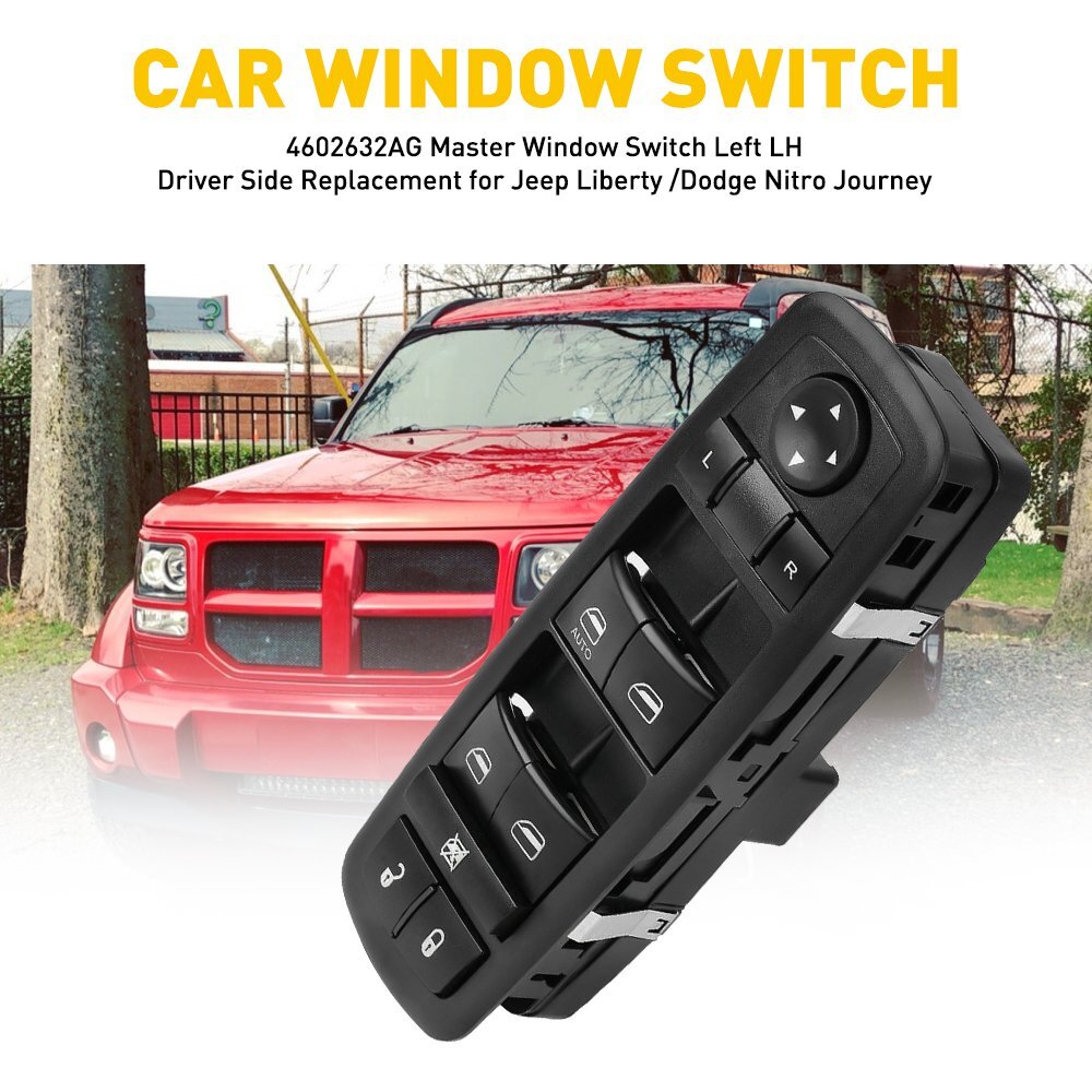 Left Driver Side Power Window Master Control Switch For 2007-2011 Dodge Nitro