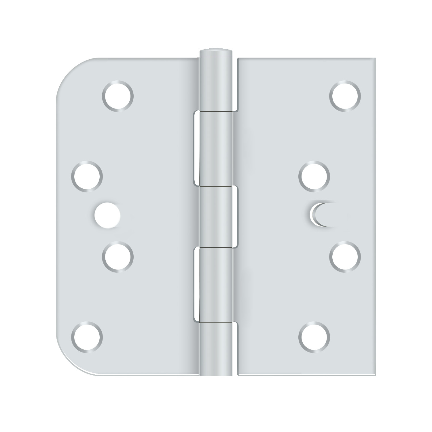 Deltana S44058TTUSPW-LH 4" x 4" x 5/8" x SQ Hinge in Prime Coat White Pair