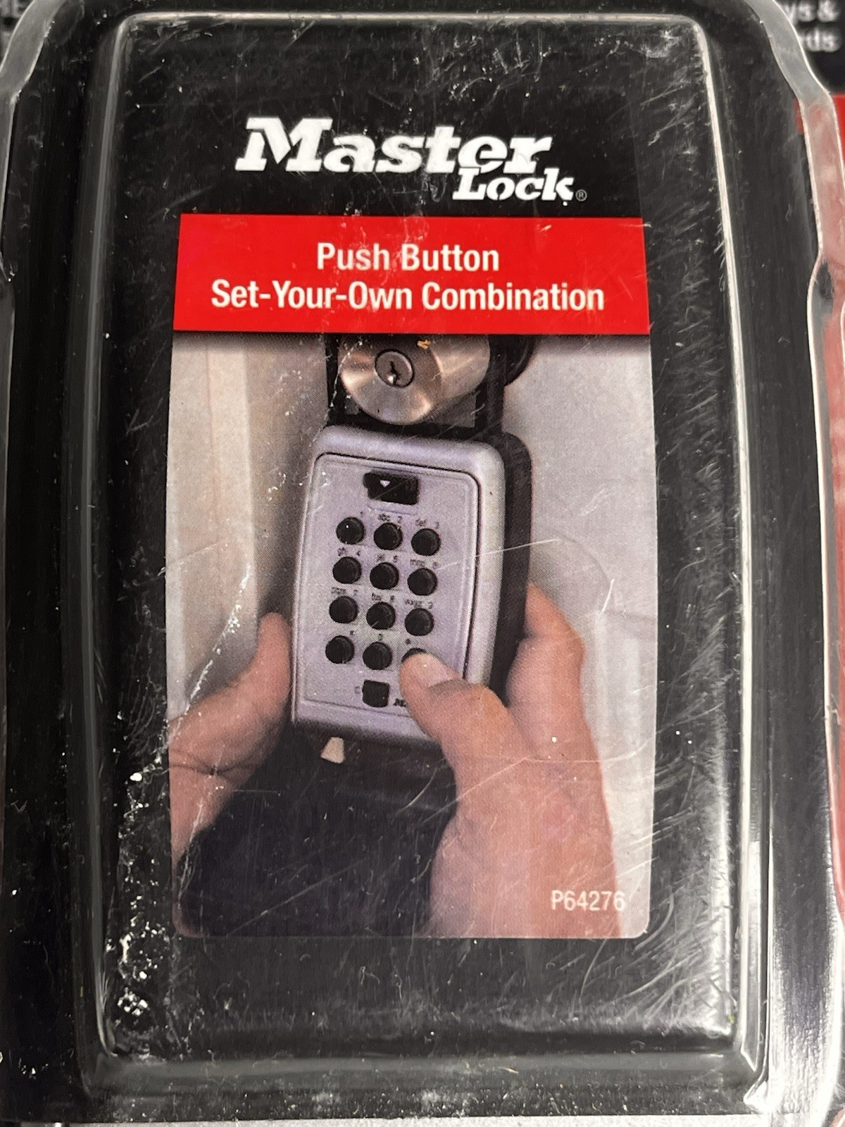 Master Lock Lock Box Combination Push Button Portable Key Safe New Open Box