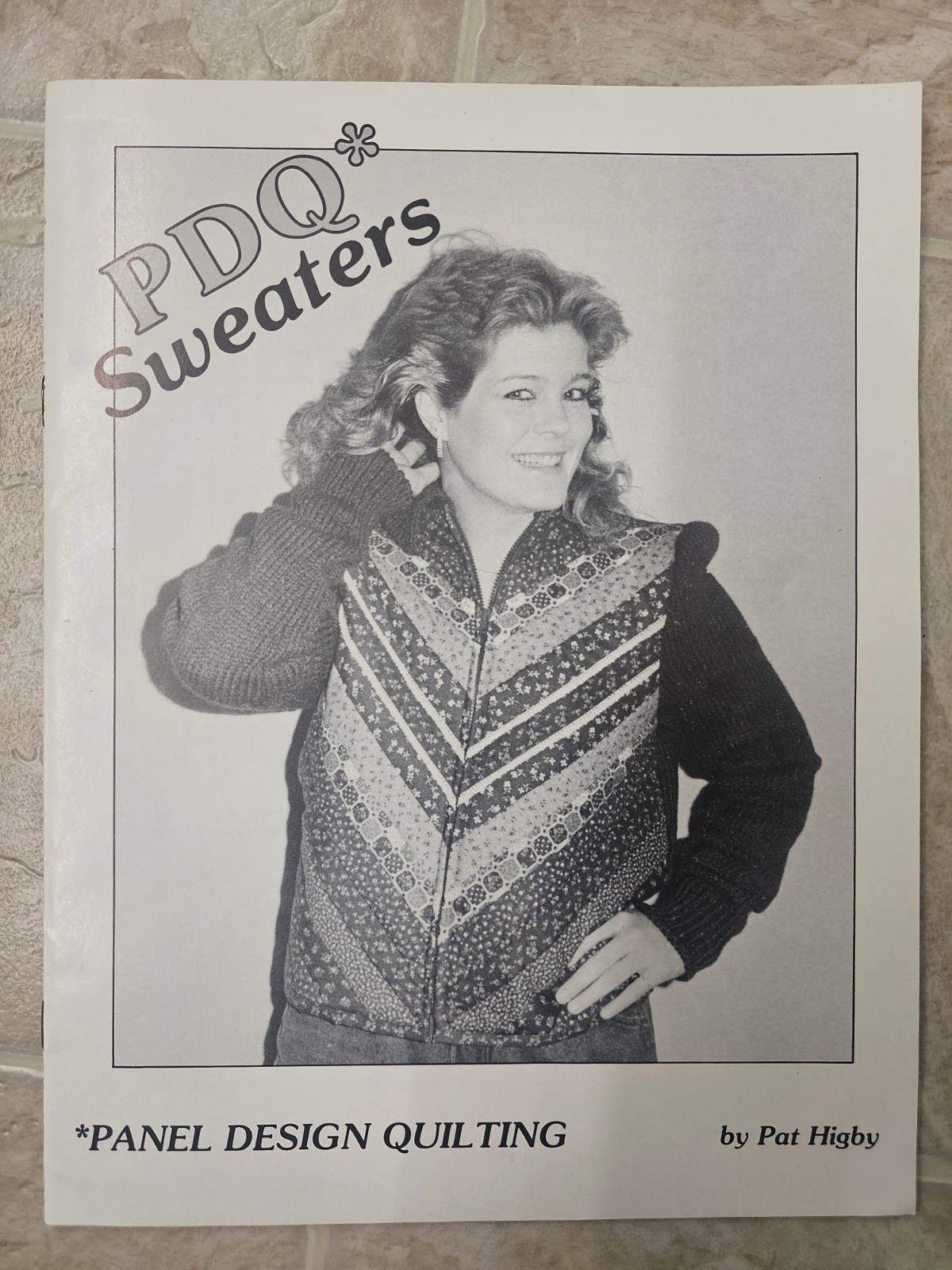 PDQ Sweater Panel Design Quilting w/ Machine Knitting Sleeves Pattern