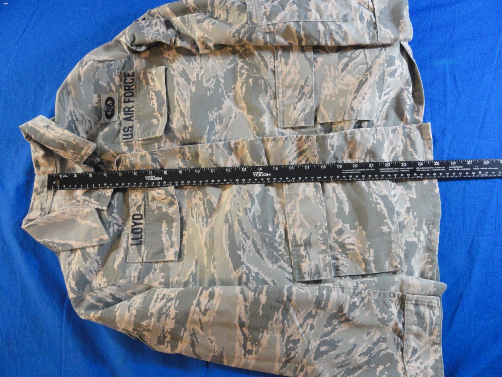 USAF U.S. AIR FORCE ABU TIGER STRIPE CAMO MATERNITY UTILITY UNIFORM JACKET MS