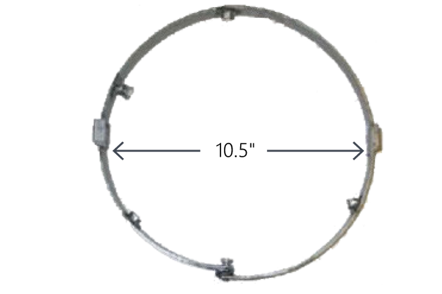 CMP Light Adapter Stainless Steel 25549-500-000