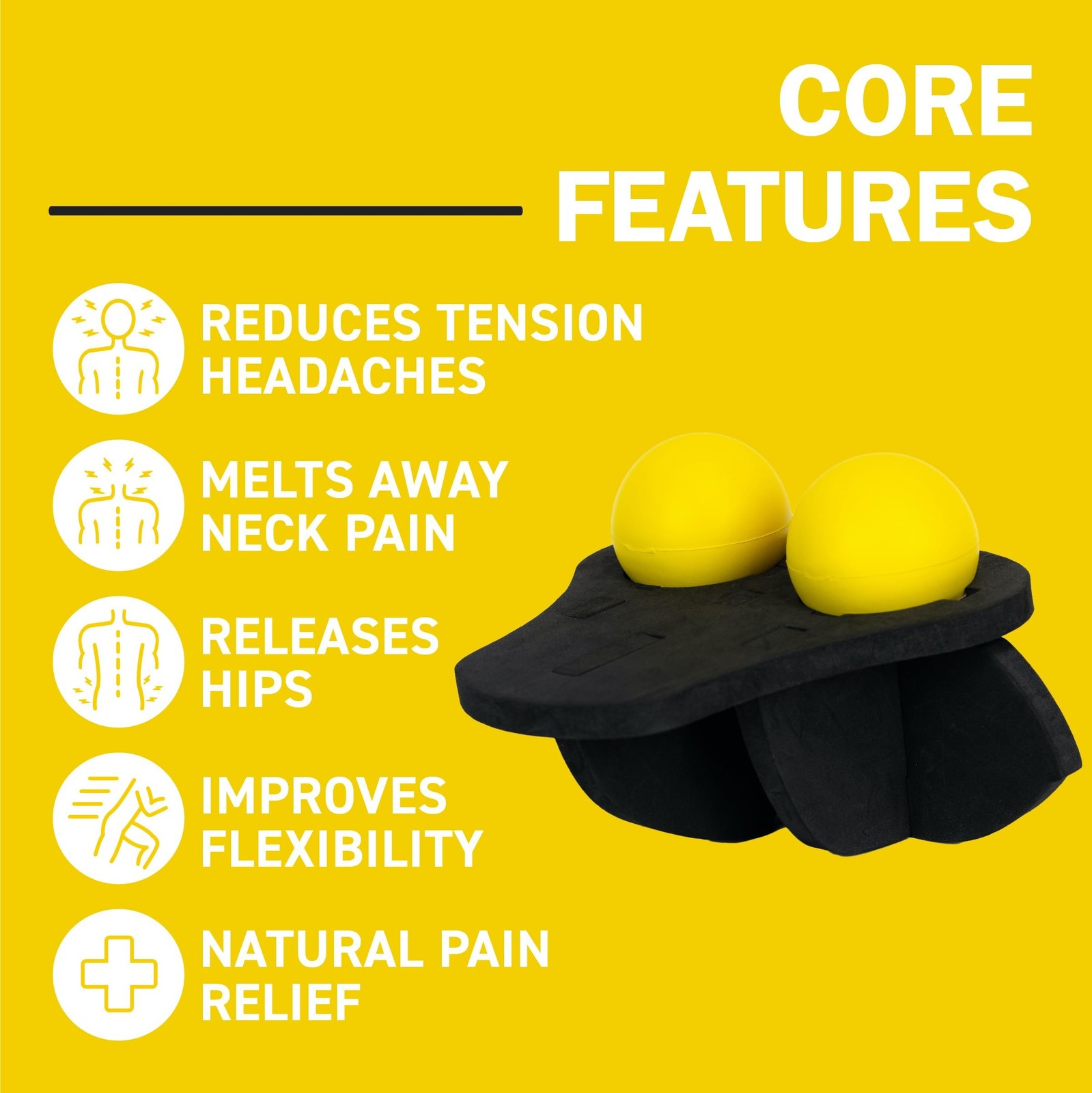 Rolflex KnotStop - The Neck Relief Tool for Knots and Trigger Points.