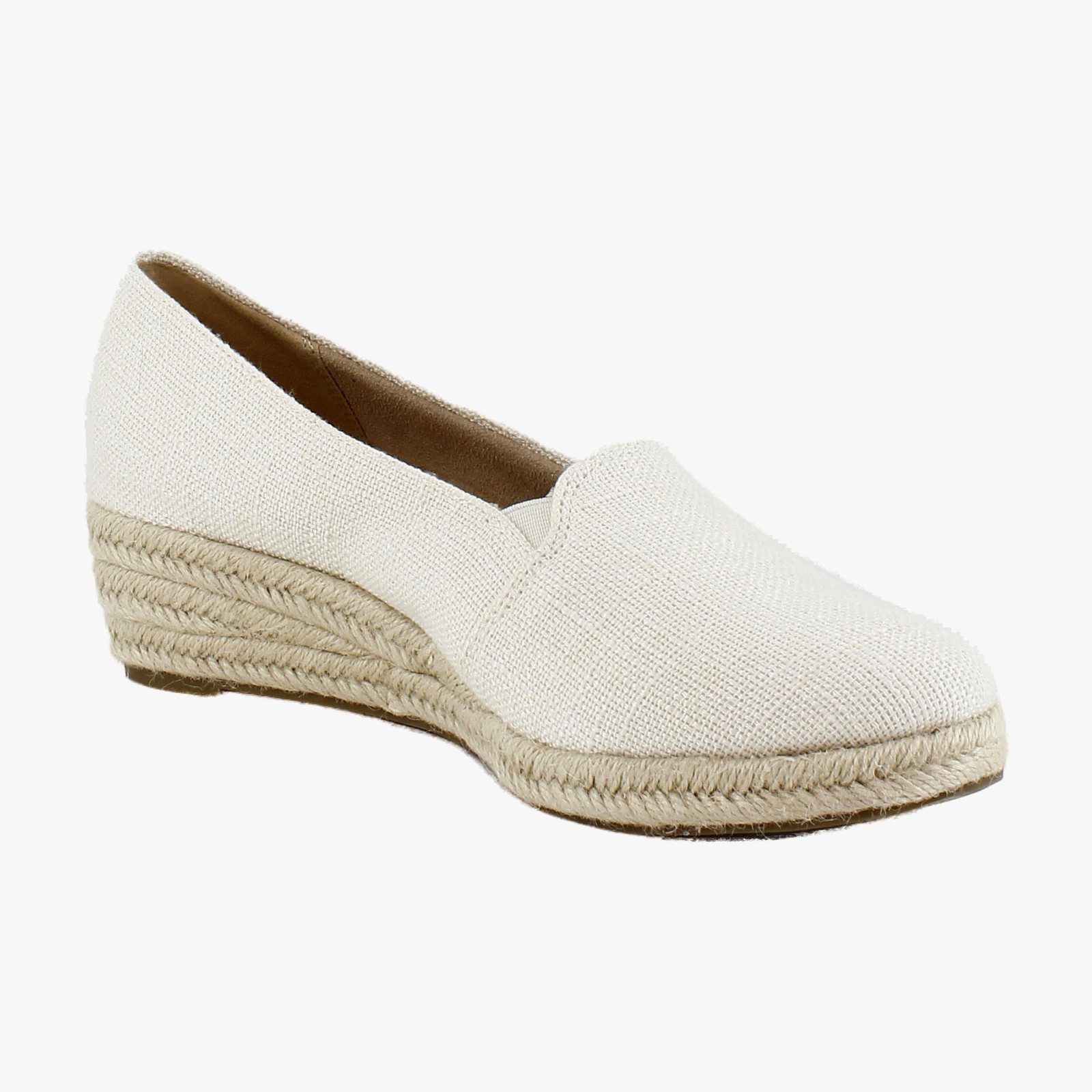 LifeStride Kamilla Womens Flats Cream Linen
