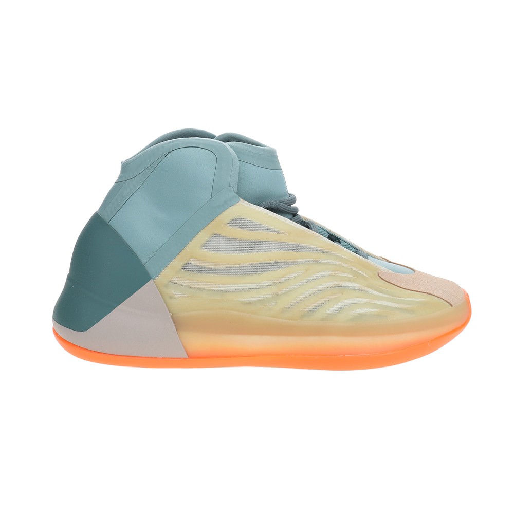 adidas  Yeezy Quantum Lace Up  Mens Beige, Blue, Orange Sneakers Casual Shoes HP