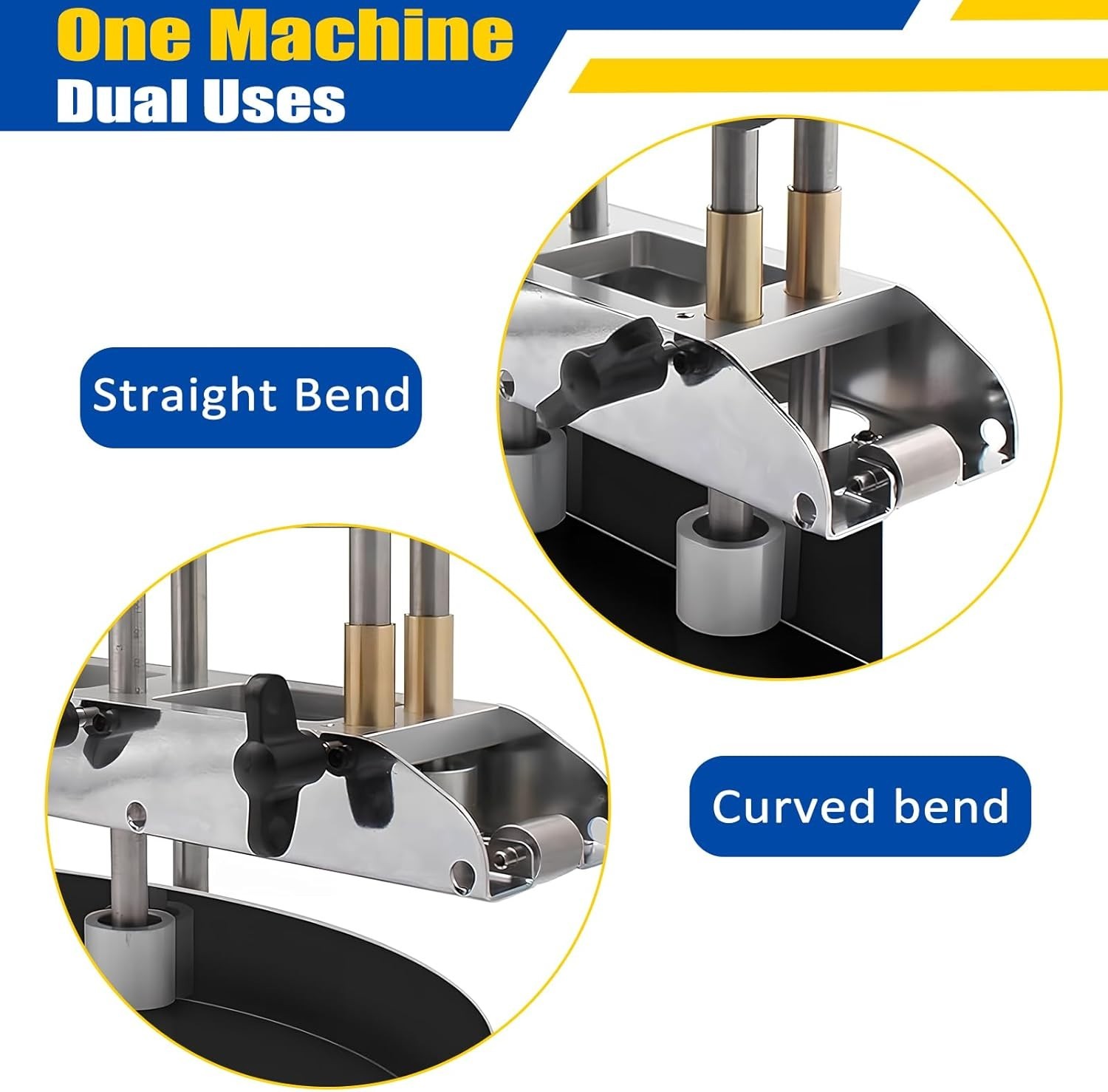 Three-Station Edge Roller Bender Large Radius Sheet Metal Bead Roller Bend Brake