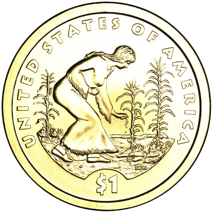 2009 P & D Sacagawea Native American Dollars From Mint Rolls