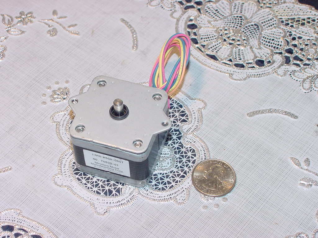 Minebea Motor 17PM-K508-06ST, Four Wire Stepper Motor, NEW Shelf Spare!