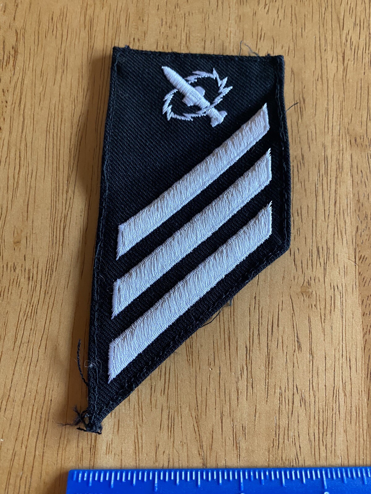 Missile Technician US Navy Seaman Enlisted Rating Rate Patch USN Black INV1616