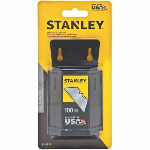 Stanley 11-921A General Purpose Heavy-Duty Utility Blades-100-Pack