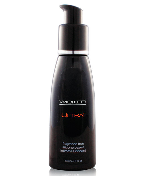 Wicked Sensual Care Ultra Silicone Based Lubricant Fragrance Free 2 Oz