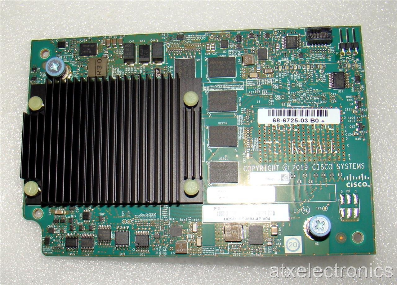 Cisco UCSB-VIC-M84-4P 68-6725-03 UCS Interface 1480 Mezzanine Adapter Card