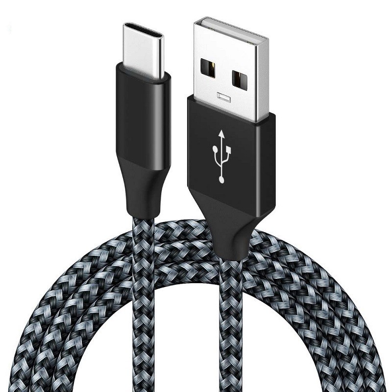 5-Pack Braided USB C Type-C Fast Charging Data SYNC Charger Cable Cord 3/6/10FT