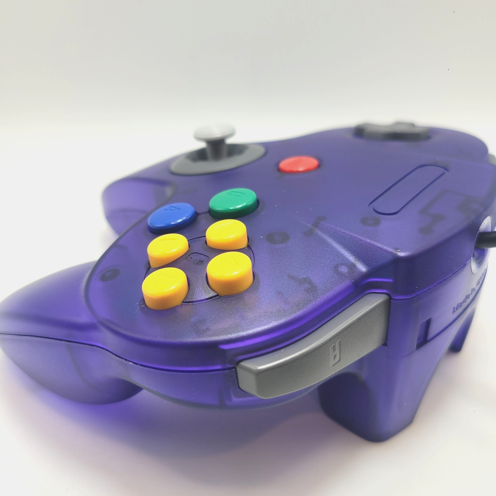 Nintendo 64 Wired Controller for N64 - TeknoGame® - Clear Grape Purple - NEW!