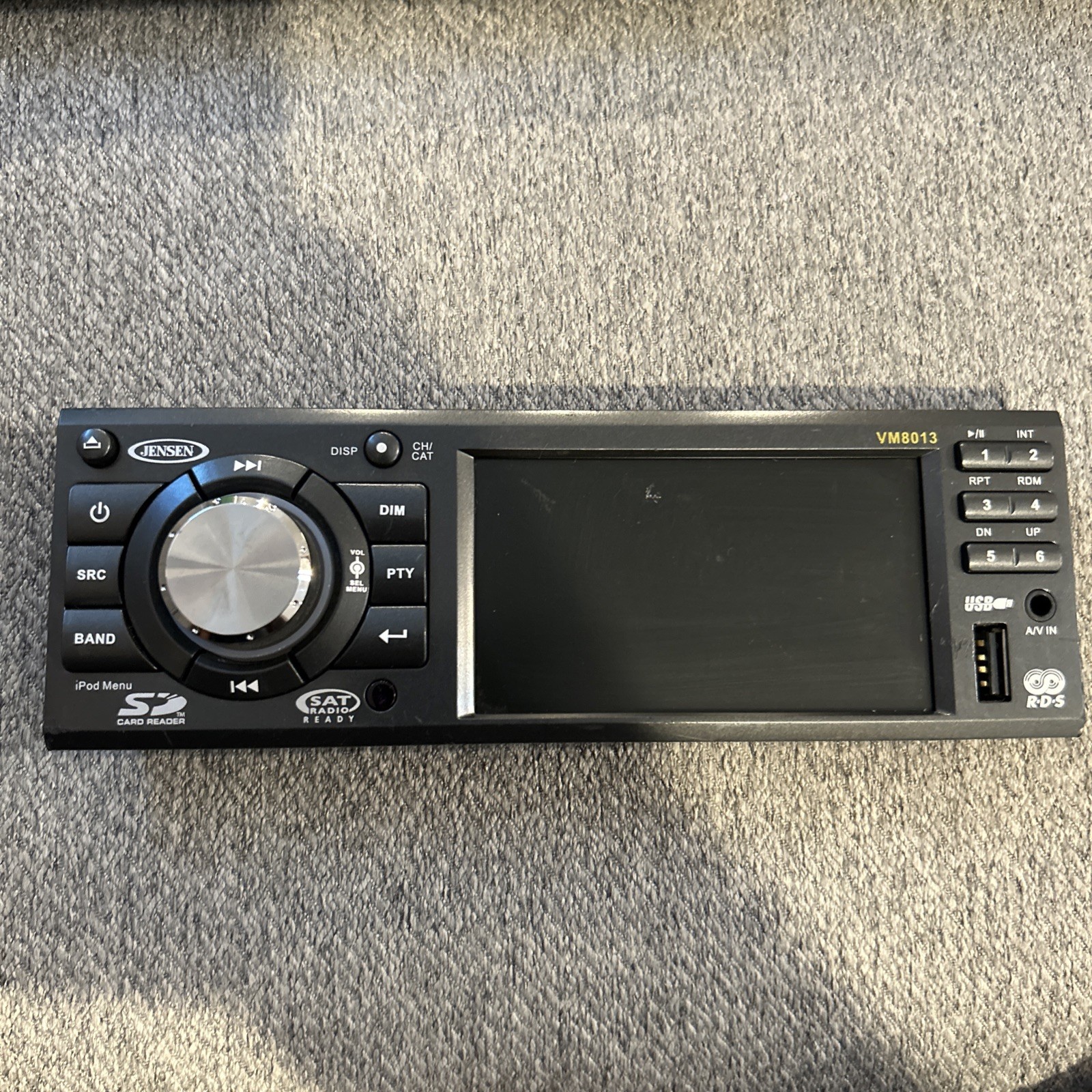 JENSEN VM8013 CAR STEREO  FACEPLATE ONLY JENSEN VM8013  ONLY FACEPLATE OEM🟠