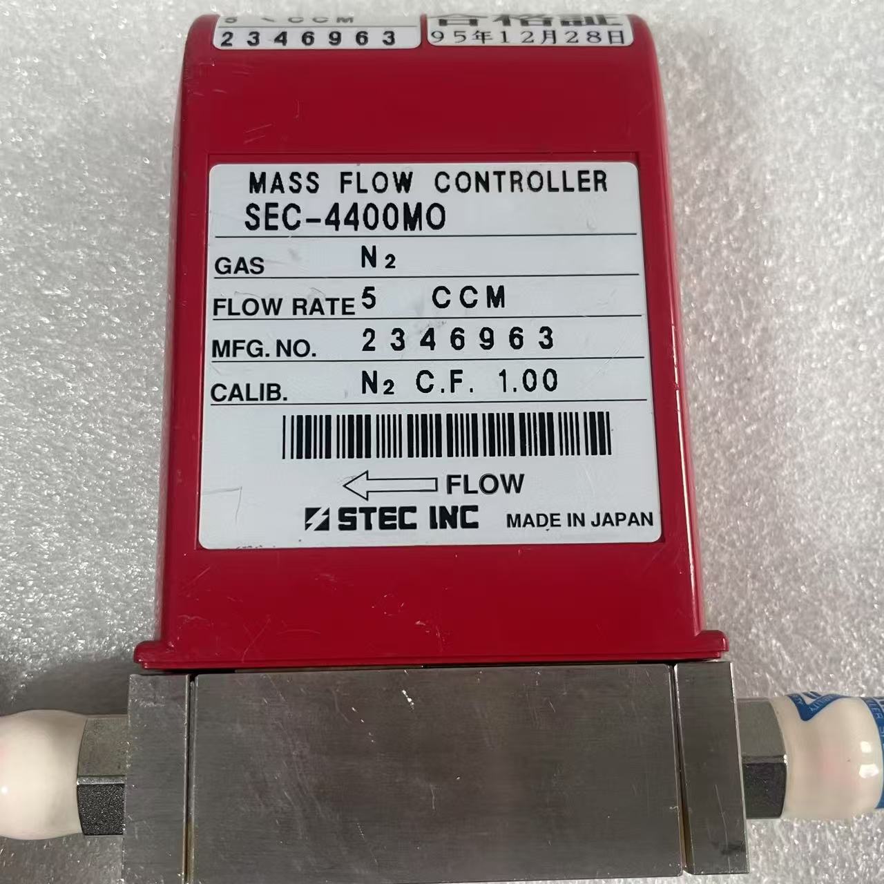 STEC MASS FLOW CONTROLLER SEC-4400MO 1pcs